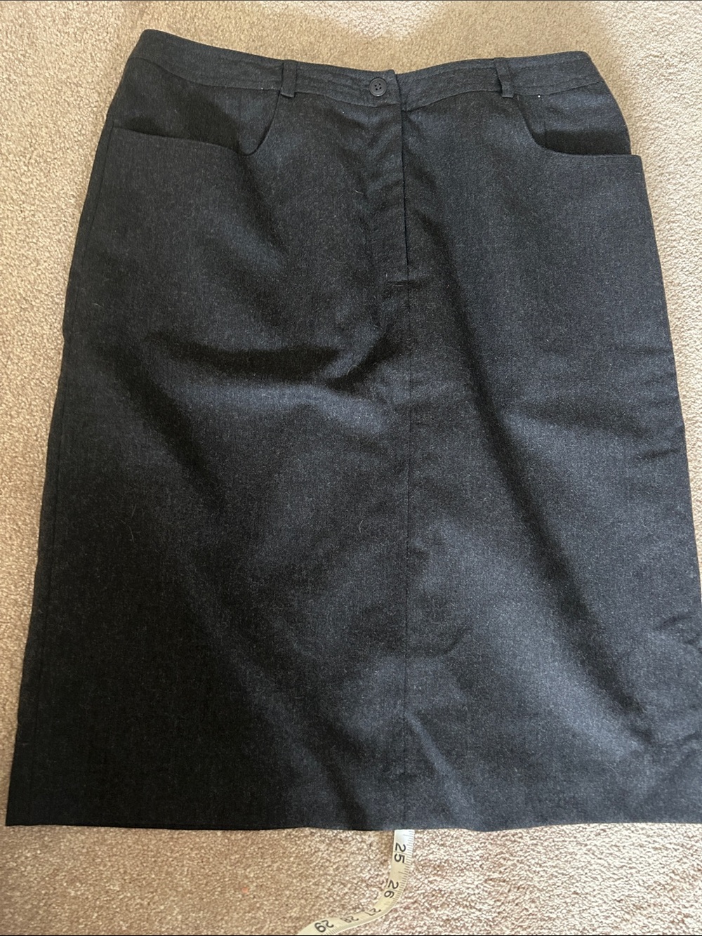 Vintage Talbots 100% Wool Pencil Skirt Size 12 Made in USA